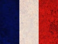 Textured flag of France in nice colors