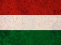 Textured flag of Hungary in nice colors