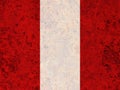 Textured flag of Peru in nice colors