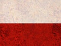 Textured flag of Poland in nice colors