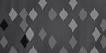Abstract Gray and Black Diamond Pattern Background Royalty Free Stock Photo