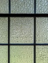 Textured-Glass Window Panes Royalty Free Stock Photo