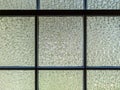 Textured-Glass Window Panes Royalty Free Stock Photo