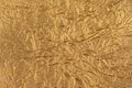 Textured gold foil wrapping paper Royalty Free Stock Photo
