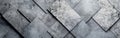 Textured Gray Concrete Tiles Arranged in an Artistic Pattern Royalty Free Stock Photo