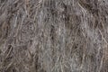 Textured gray hemp fiber for production