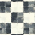 Textured Gray and White Checkered Pattern for Modern Design Projects Royalty Free Stock Photo