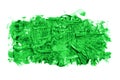 Textured green brush strokes