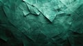 Textured green paper folds creating an abstract, fragmented pattern. Royalty Free Stock Photo