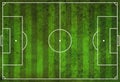 Textured Grunge Soccer Football Field