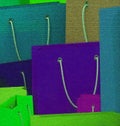 IMAGE OF COLOURFUL GIFT BAGS Royalty Free Stock Photo