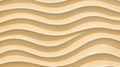 A textured image of sand with a repeating wave pattern. Royalty Free Stock Photo