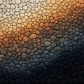 Textured and layered appearance, evoking the look of a pebble mosai Royalty Free Stock Photo