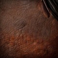 Textured leather material - ai generated image