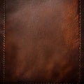 Textured leather material - ai generated image