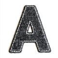 A textured letter \