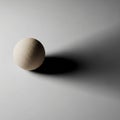Ghlighting the sphere s rough texture and creating a gradient of light and Royalty Free Stock Photo