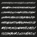 Textured lines icon. Scribbled abstract pattern. Black and white lines. Vector line design.