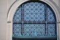 Textured Metal Patriotic Eagle Design Doorway Window Royalty Free Stock Photo