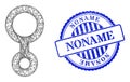 Textured Noname Seal and Network Third Gender Symbol Web Mesh