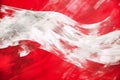 Textured paint strokes in the colors of the national flag of Austria. National day concept patriotic symbol