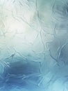 Textured pattern of frosted glass with soft blue and white tones resembling ice crystals.. Royalty Free Stock Photo