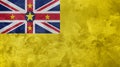 Textured photo of the flag of Niue