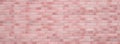 Textured pink background, empty copy space for text, brick wall structure Royalty Free Stock Photo