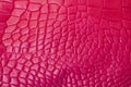 Textured pink leather