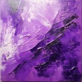 Textured Purple Abstract Painting With Dramatic Compositions Royalty Free Stock Photo