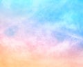 Textured Rainbow Clouds Royalty Free Stock Photo