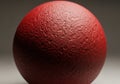 Textured red ostrich egg isolated on white background Royalty Free Stock Photo
