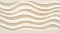 A textured sandy surface with a repeating wave pattern. Royalty Free Stock Photo