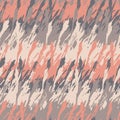 Textured seamless pattern, imprint of grass cattail bulrush, natural organic shape, vector illustration
