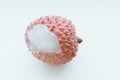 Lychee pink fruit Royalty Free Stock Photo