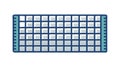 Textured Square Grid Background Pattern, vector design Generative AI Royalty Free Stock Photo