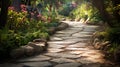 Textured Stone Path Background