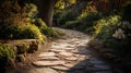 Textured Stone Path Background