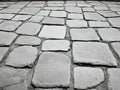 Textured stone paving pattern