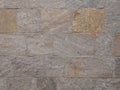 Natural stonewall texture for background. Stone wall built from