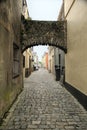 Textured stoned road in Cork town, Ireland