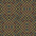 Textured striped zigzag grunge vector seamless pattern. Ornament