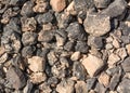 Textured surface of desert rocks Royalty Free Stock Photo