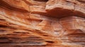 Textured surface of a sandstone cliff. Generative AI