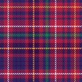 Textured tartan plaid. Seamless vector pattern. Colorful print Royalty Free Stock Photo