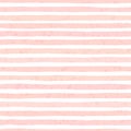 Textured vector grunge stripes of pastel pink colors seamless pattern