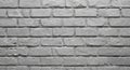 Rectangular Bricks, Monochrome Wall Pattern Angular Stone Texture, Rough Surface. Royalty Free Stock Photo