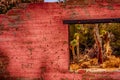 Textured Wall of Old Ruins Royalty Free Stock Photo