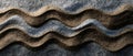 Textured Waves: The Beauty of Sand Patterns Royalty Free Stock Photo