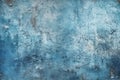Textured and weathered blue grunge background, evoking a rough vibe